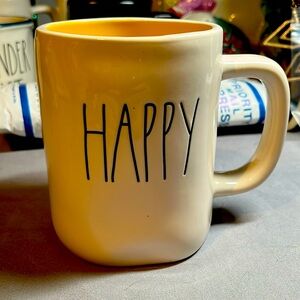 Rae Dunn happy coffee mug